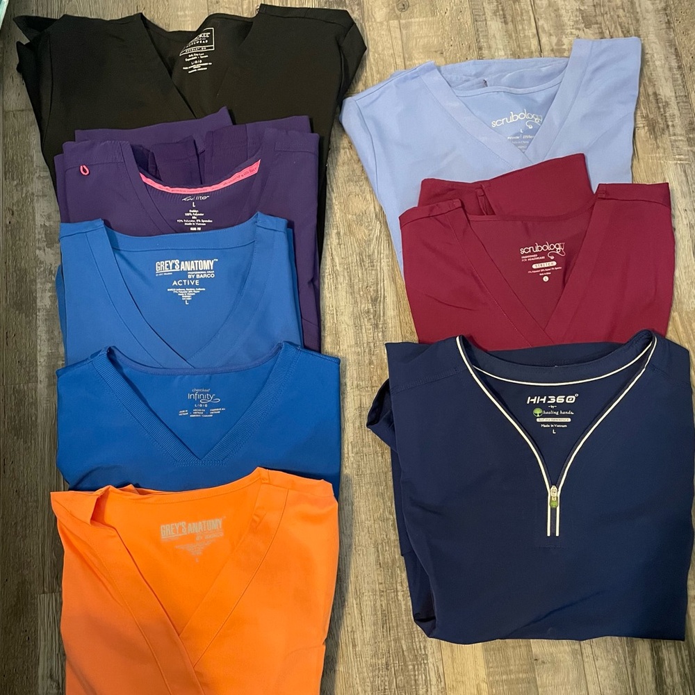 Colorful Medical Scrub Tops Collection